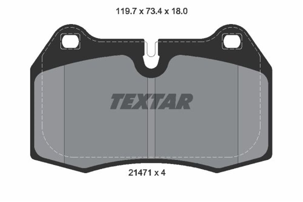 TEXTAR 2147102 - Fren Balatasi Ön - Bmw E31-e34-e38
