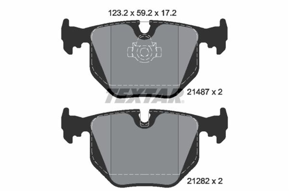 TEXTAR 2148701 - Fren Balatasi Arka - Bmw Land Rover Range Rover Iii -e38-x5 E53