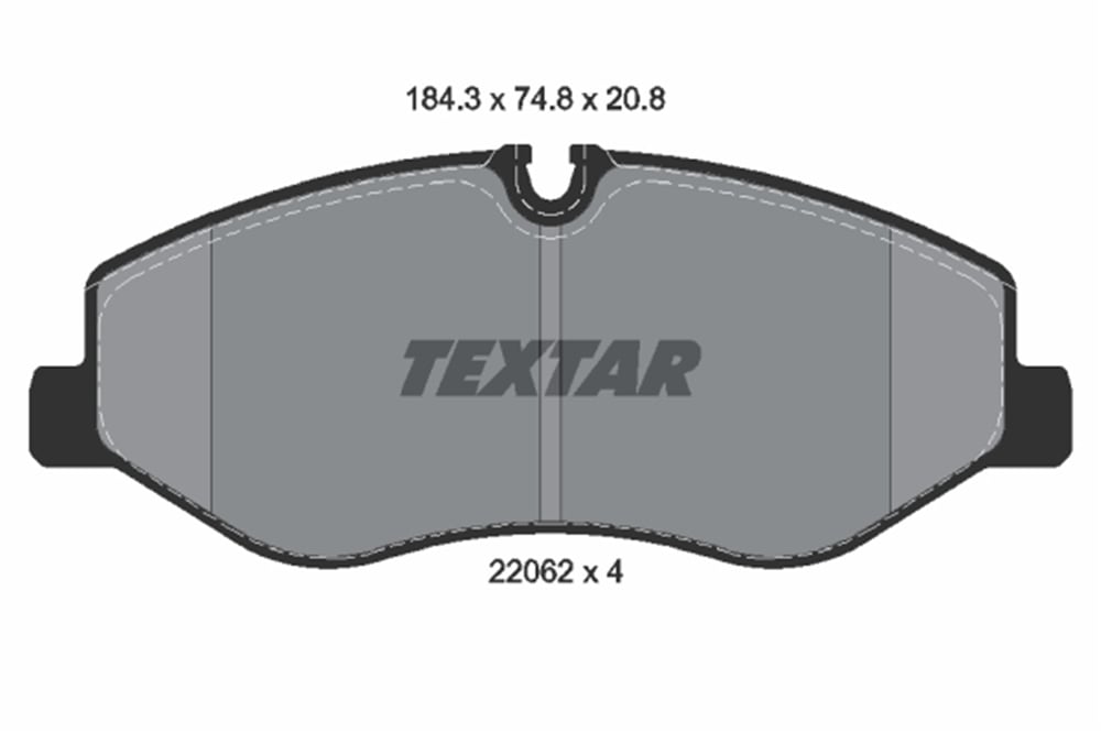 TEXTAR 2206201 - Fren Balatasi Ön - Mercedes 447 Vito
