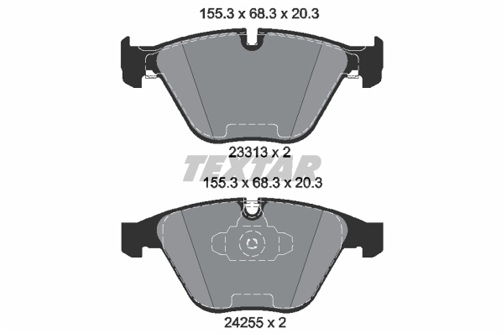 TEXTAR 2331301 - Fren Balatasi Ön - Bmw E90-e91-e92-e93-x1 E84