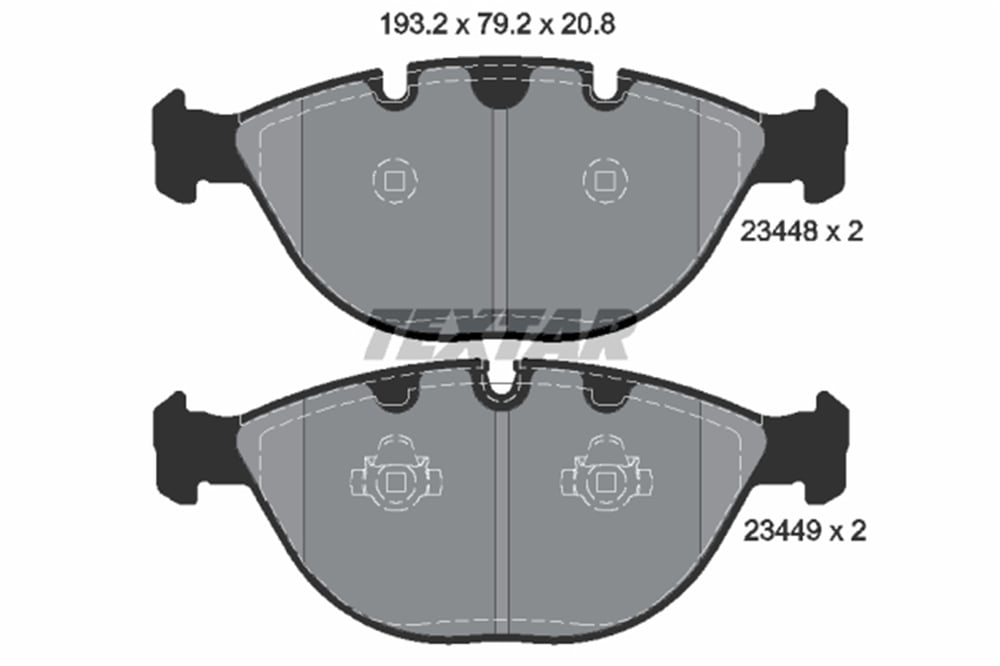 TEXTAR 2344801 - Fren Balatasi Ön - Bmw X5 E53
