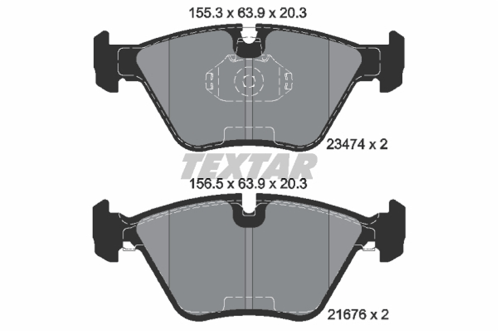 TEXTAR 2347402 - Fren Balatasi Ön - Bmw E36-e46-z4 E85