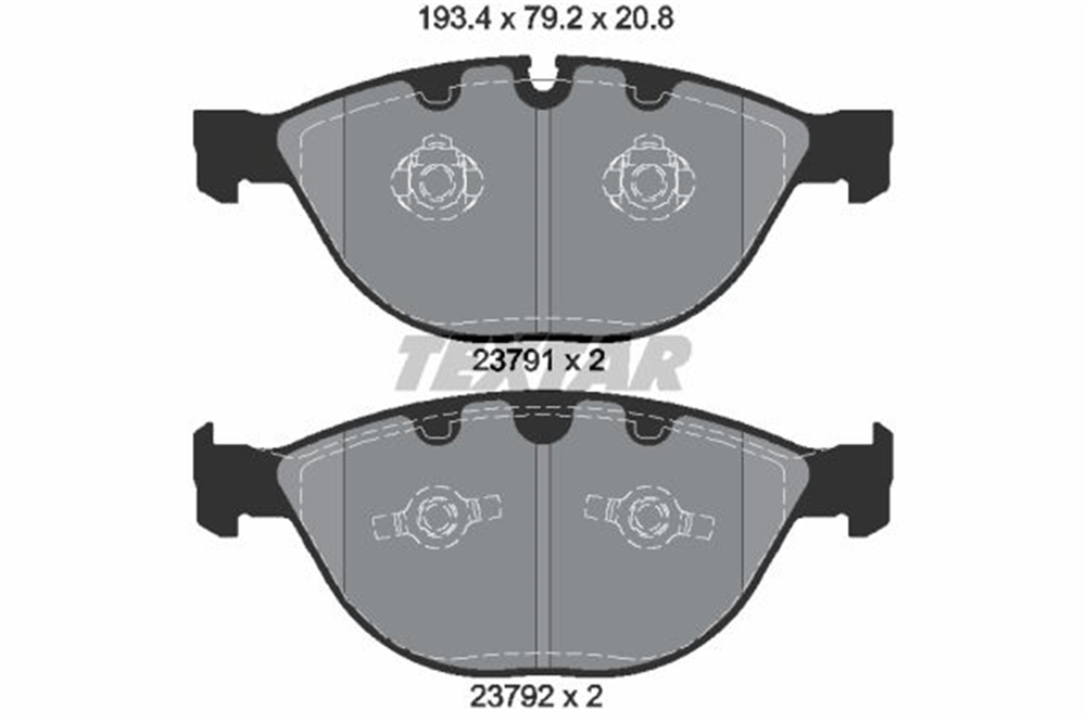 TEXTAR 2379101 - Fren Balatasi Ön - Bmw E65-e66