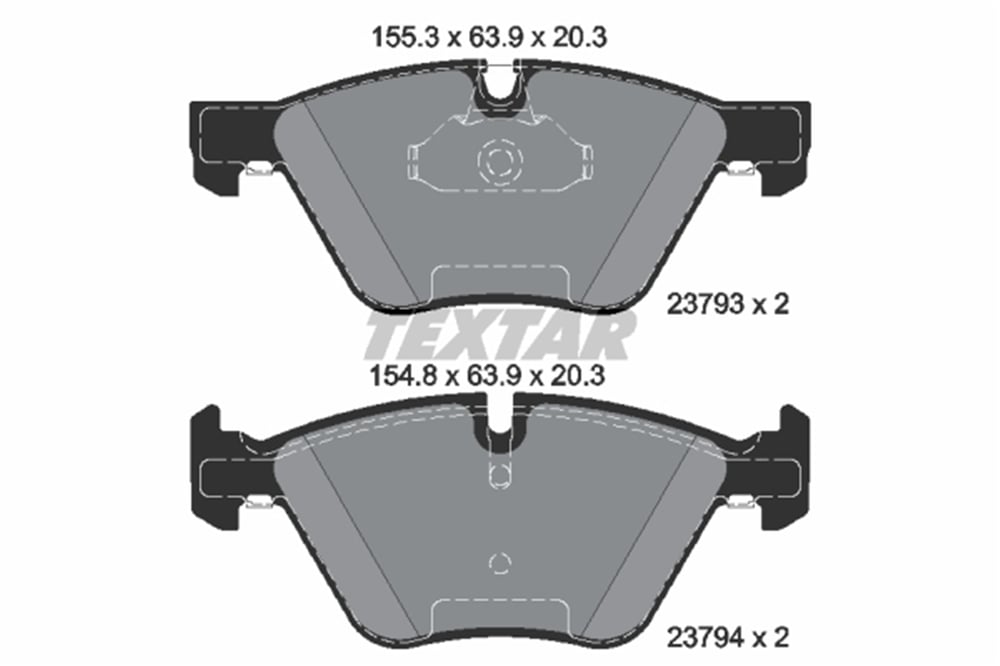 TEXTAR 2379301 - Fren Balatasi Ön - Bmw E60-e60 Lci-e61-e61 Lci