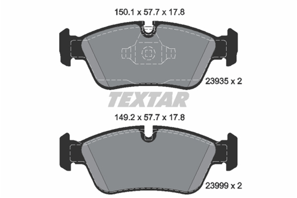 TEXTAR 2393501 - Fren Balatasi Ön - Bmw E87-e90
