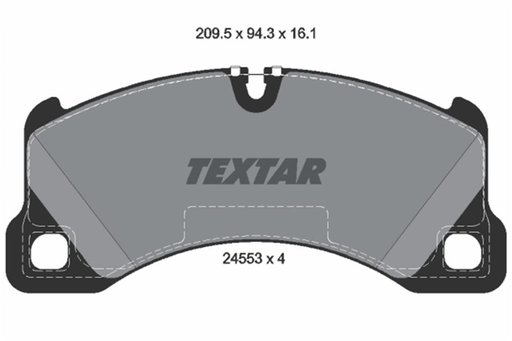 TEXTAR 2455301 - Fren Balatasi Ön - Vw Touareg-q7-cayenne
