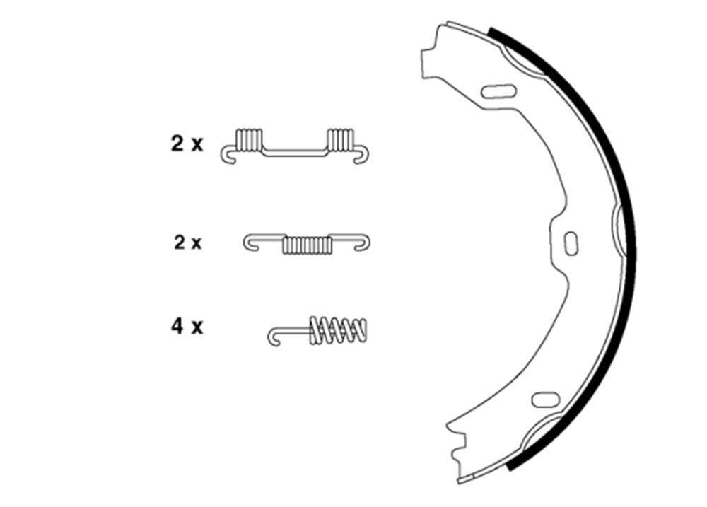 TEXTAR 91058800 - El Fren Balatasi - Mercedes W211-219-230