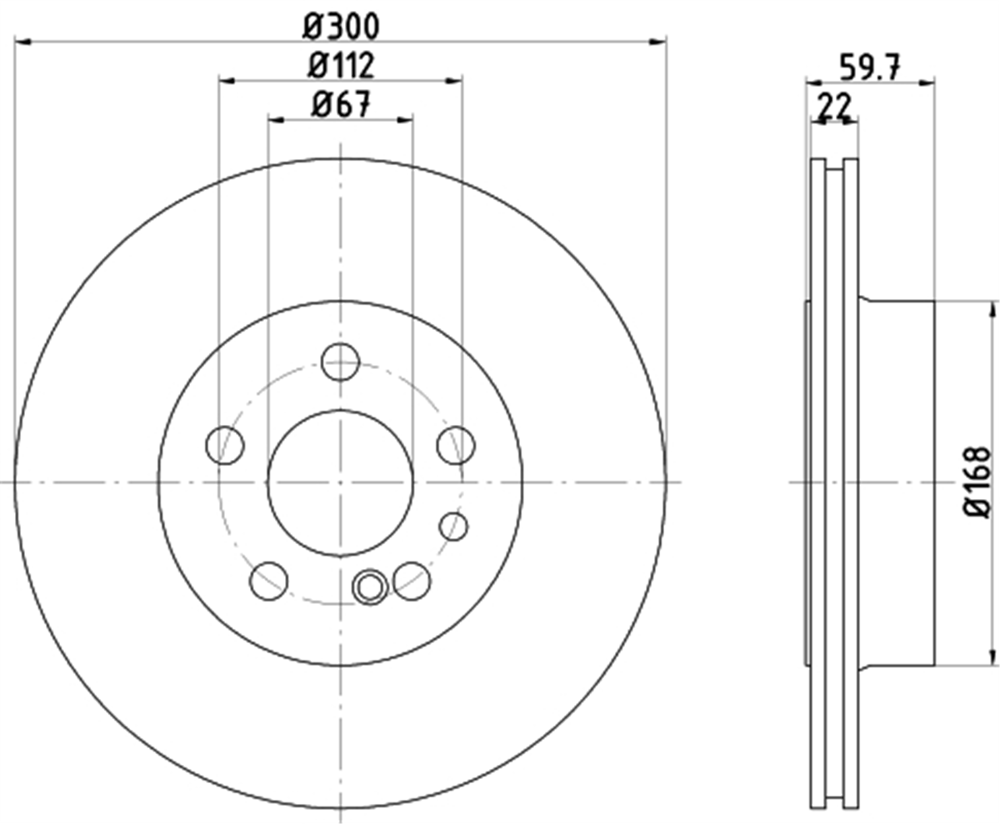 TEXTAR 92056800 - Fren Diski Arka - Mercedes W140