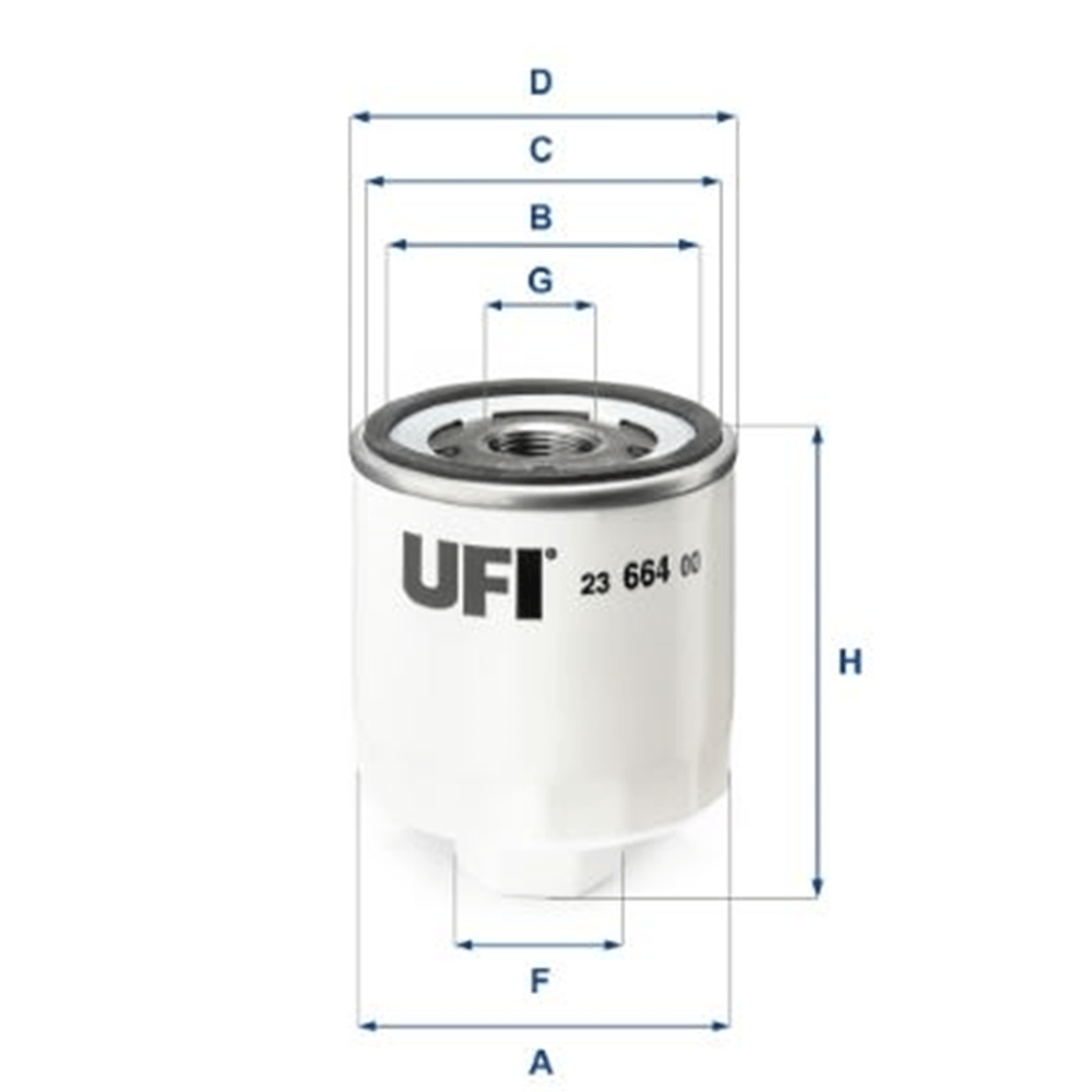 UFI 23.664.00 - Yag Filtresi - Ford Transit V-363