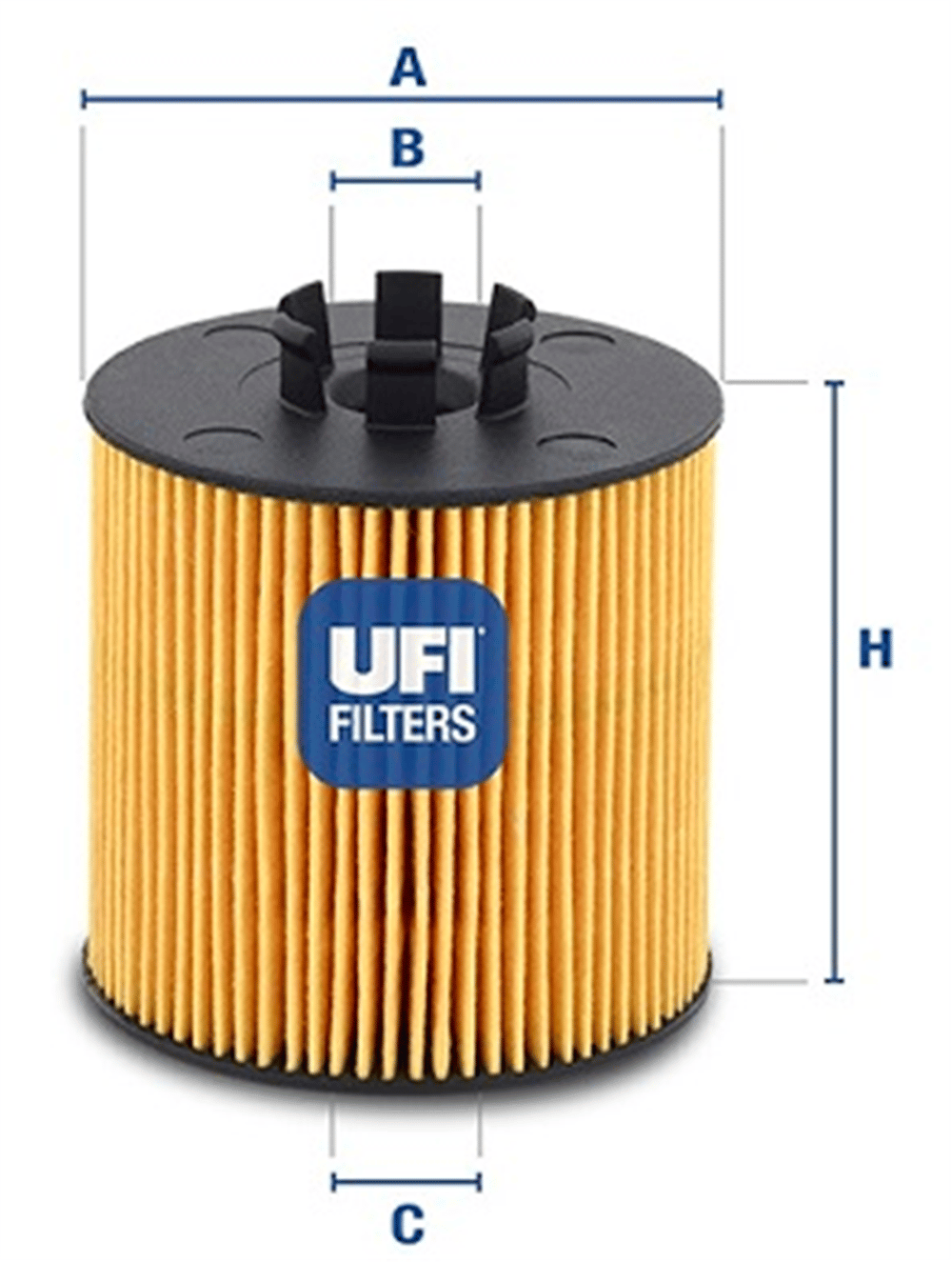 UFI 25.047.00 - Yag Filtresi - Vw Golf5-jetta-passat-a3-leon