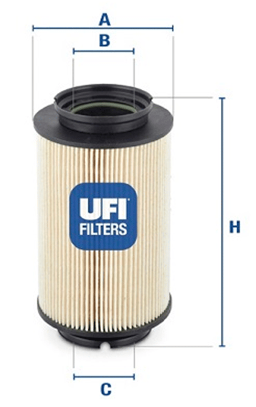 UFI 26.014.00 - Yakit Filtresi - Vw Caddy-passat-golf5-a3-leon