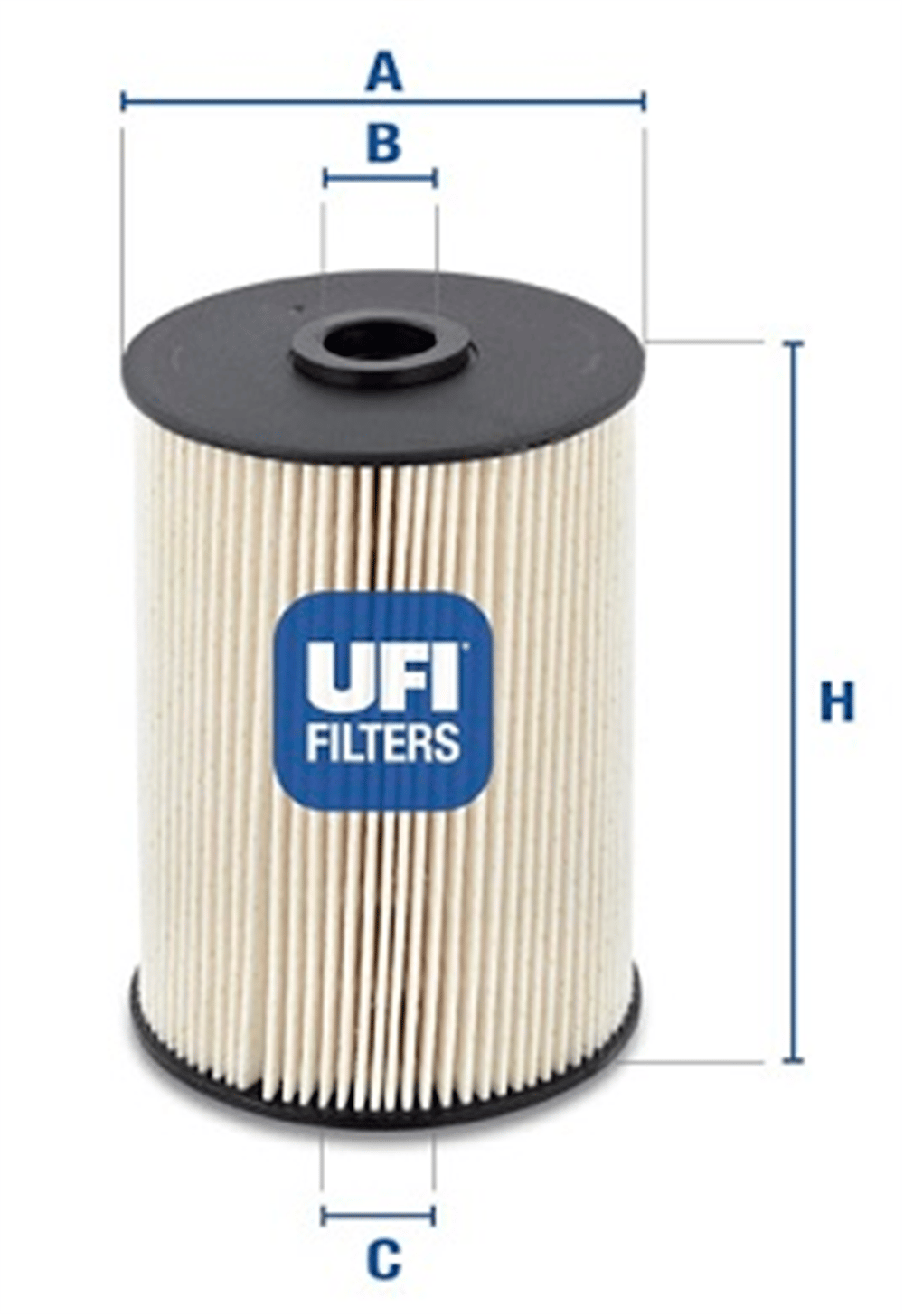 UFI 26.021.00 - Yakit Filtresi - Vw Golf5-golf6-jetta-passat-caddy-a3-leon