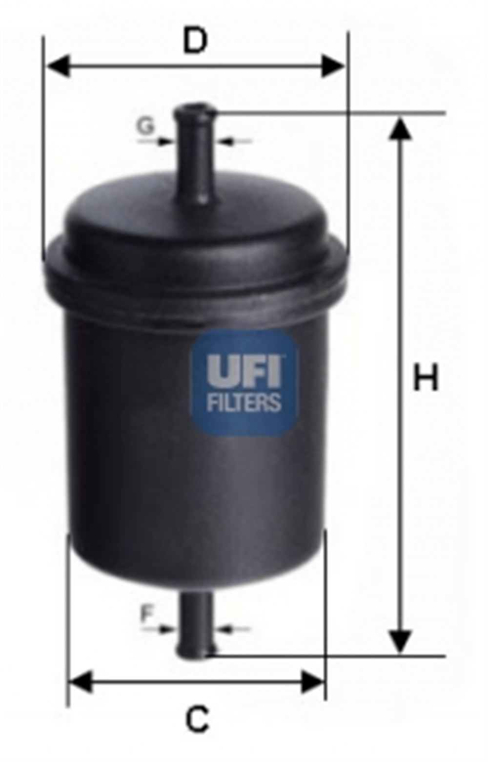 UFI 31.512.00 - Yakit Filtresi - Fiat Tempra/tipo/uno