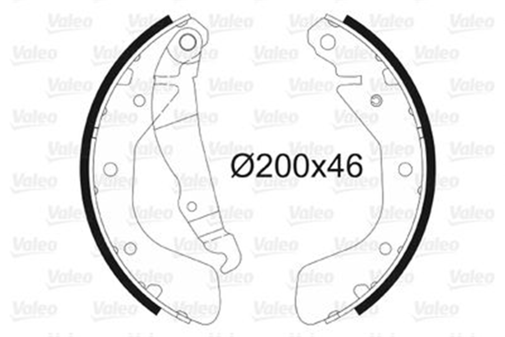 VALEO 562078 - Fren Balatasi Arka - Opel Vectra A Astra F Corsa C