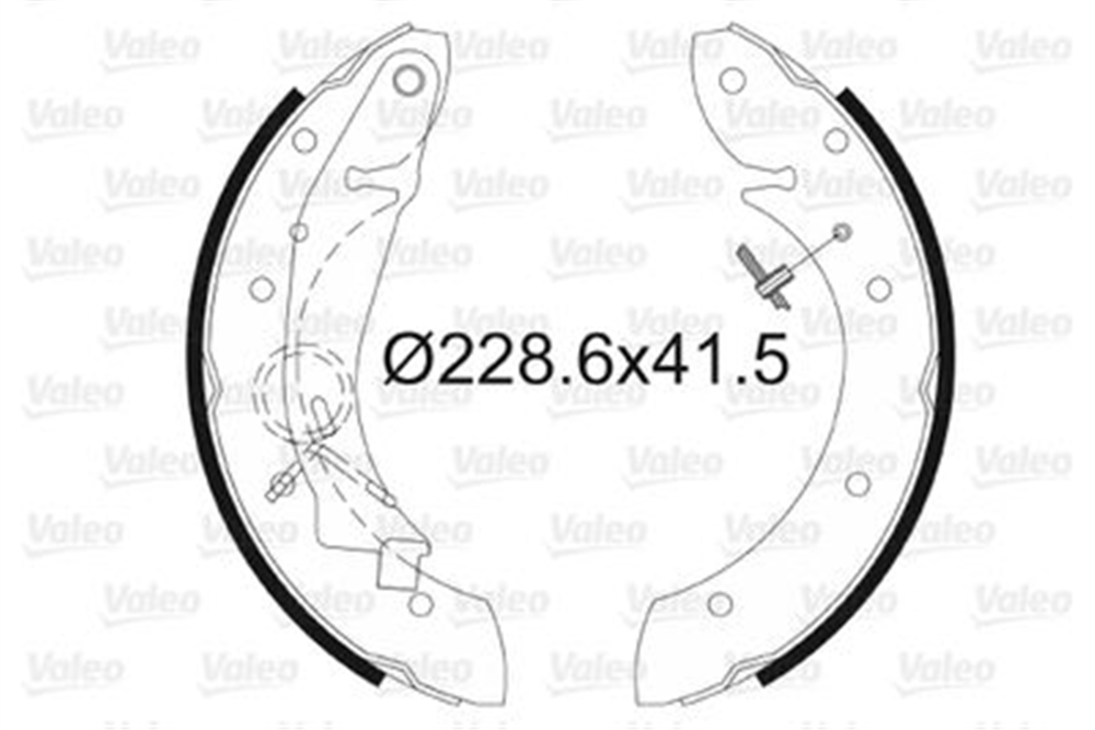 VALEO 562634 - Fren Balatasi Arka - Psa Partner / Berlingo