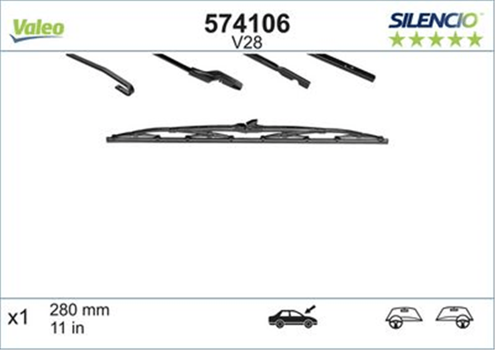 VALEO 574106 - Silecek - Ford Focus/c-max