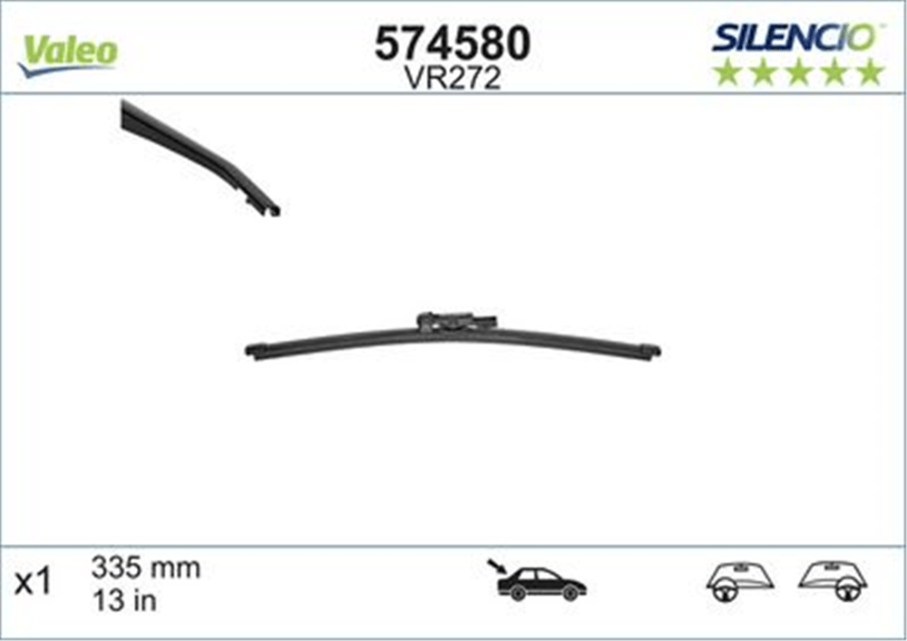 VALEO 574580 - Silecek Süpürgesi Arka - Bmw X1 E84