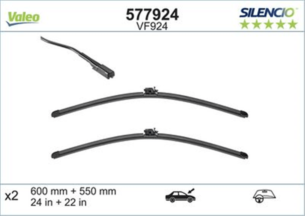 VALEO 577924 - Silecek Süpürgesi Ön Takim - Mercedes W213