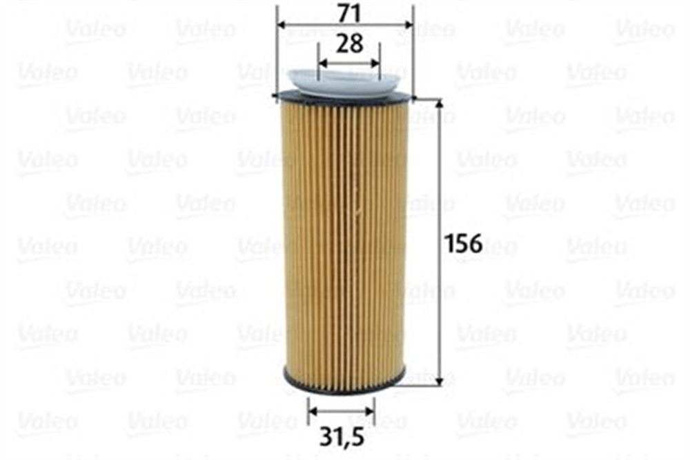 VALEO 586603 - Yag Filtresi - Bmw E90-e91-e92-e93-f07-f10-f11-f01-f02-x5 E70 Lci-x6 E71