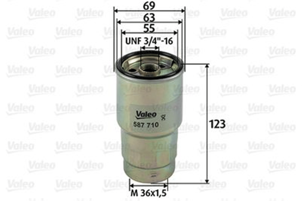 VALEO 587710 - Yakit Filtresi - Japon Corolla (e12) : Yaris (p9) 1.4 D4d 06-11 : Avensis (t25) 2.0 D4d 06-08 : Rav4 (a2, A3, A4) 2.0 D4d/2.2 D4d 01-15 : Verso (e12, R1) 2.0 D4d/2.2 D4d 02-08