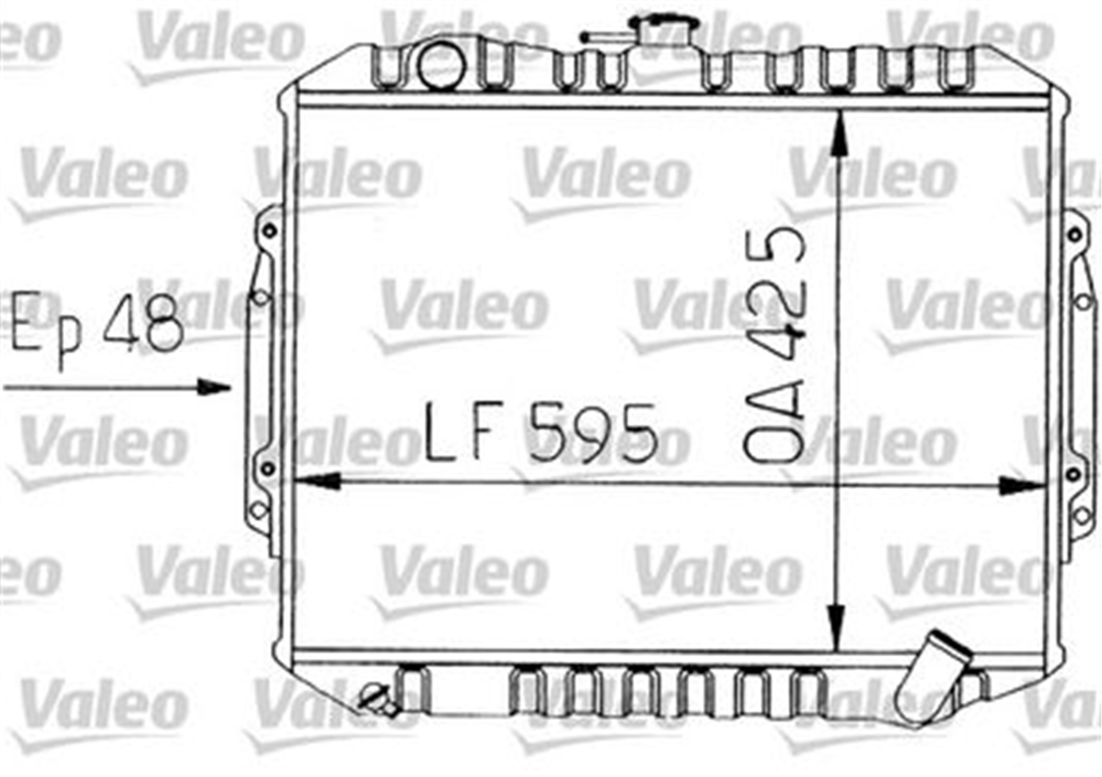 VALEO 730454 - Radyatormitsubishipajeroi - Japon 