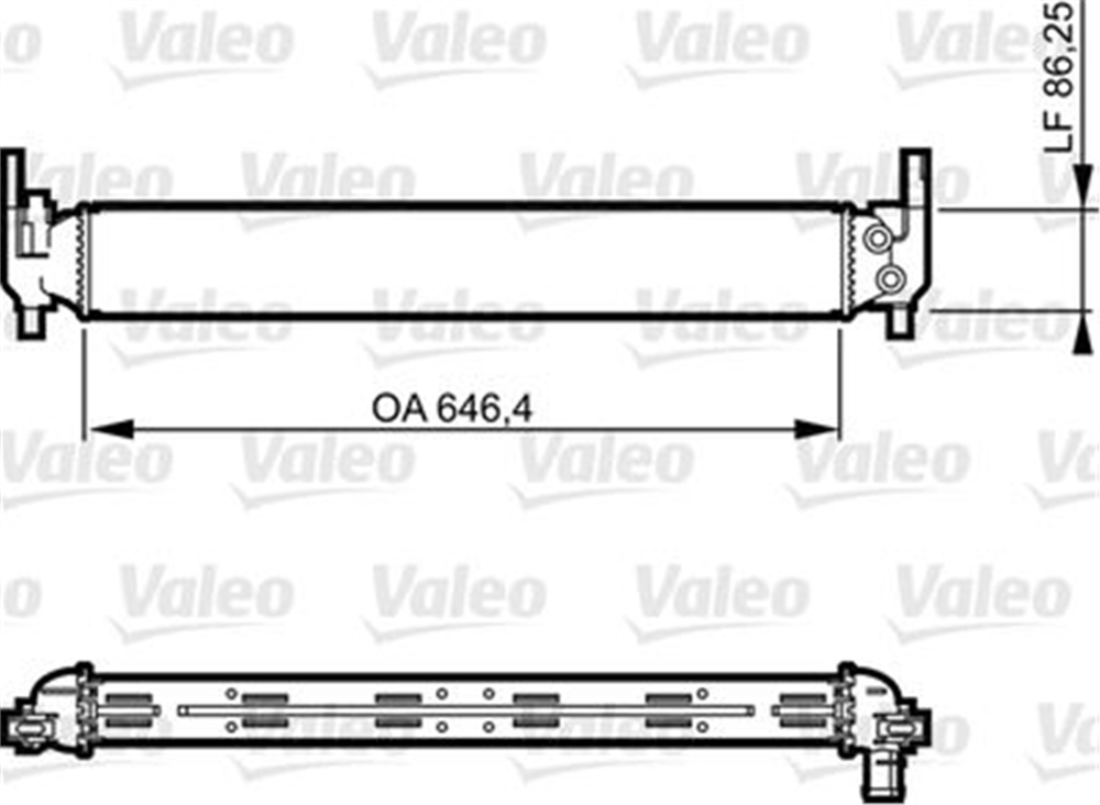VALEO 735310 - Turbo Radyatörü - Vw Polo-a1-ibiza-fabia