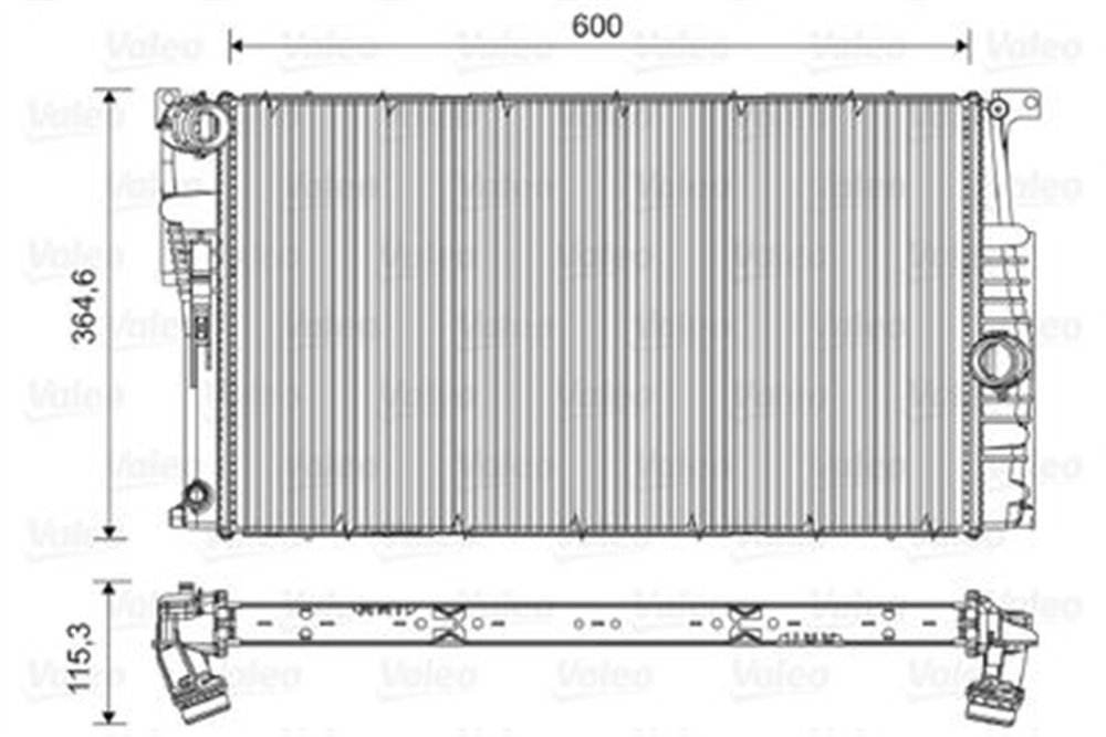 VALEO 735453 - Su Radyatörü - Bmw F20-21-22-30-31-32-34