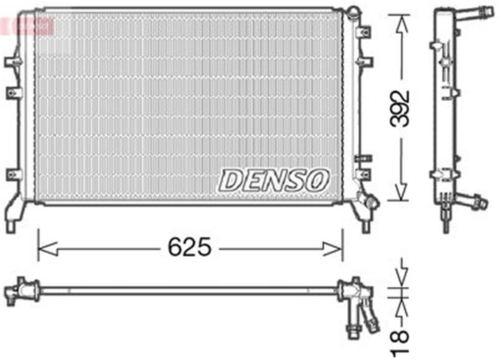 VALEO 735628 - Su Radyatörü - Vw Golf5-golf6-jetta-passat-a3-leon