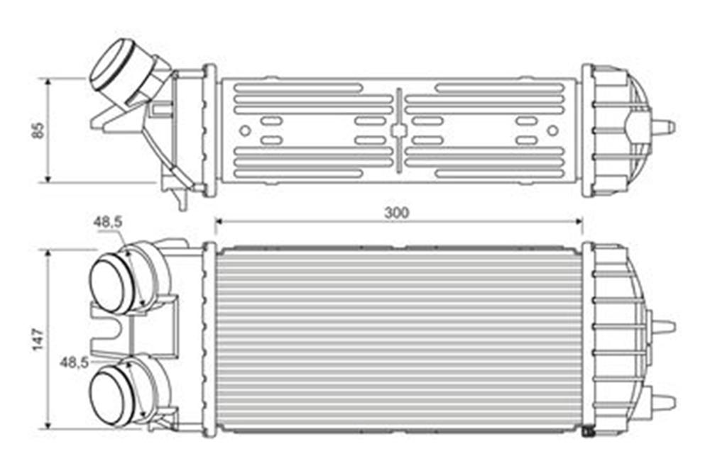 VALEO 817706 - Turbo Radyatörü - Psa Berlingo-2/partner/xsp