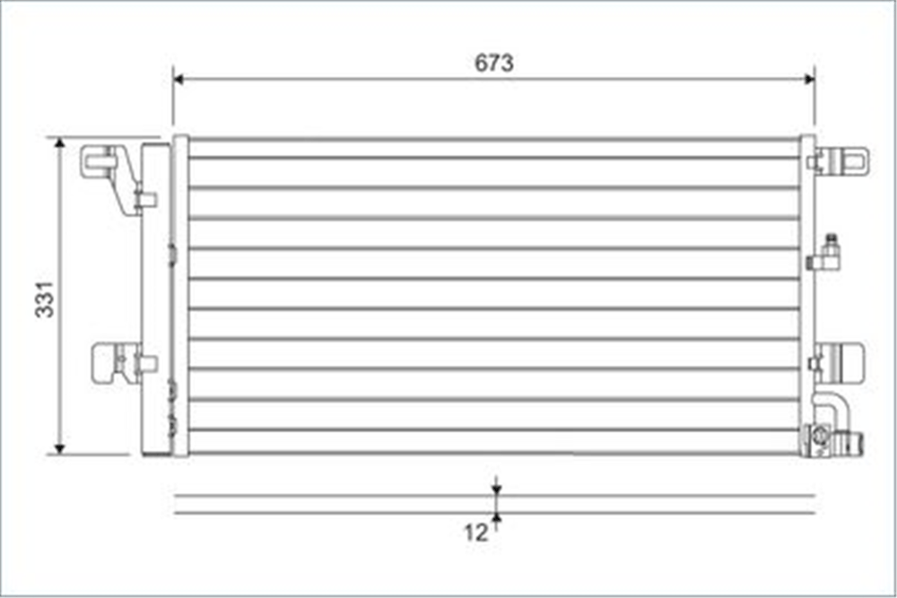 VALEO 822596 - Klima Radyatörü - Vw A4-a5-a6-a7