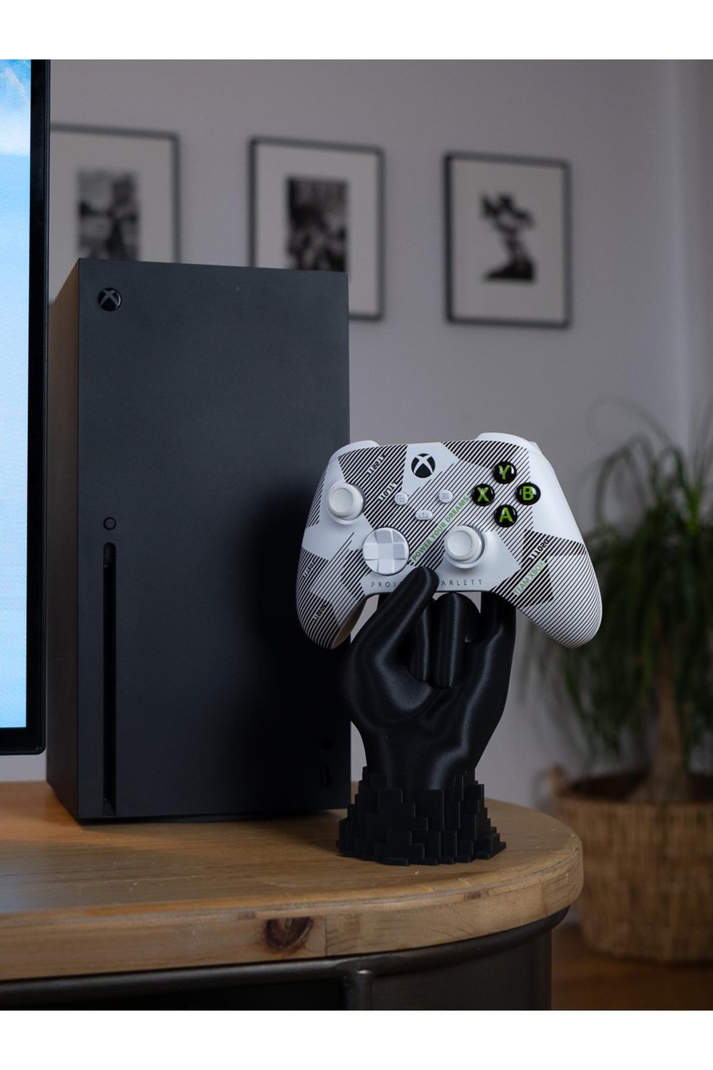 Dekoratif Kol Tutucu, Joystick Kumanda Standı, Xbox / PS4 / PS5 Uyumlu