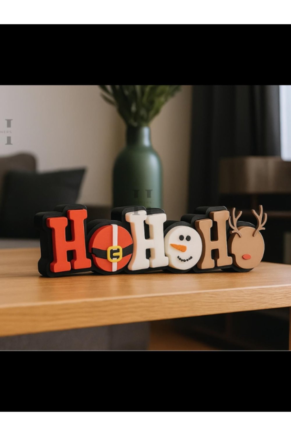 Hohoho Yılbaş Figürü Dekoratif Süs - 15cm - Plastik