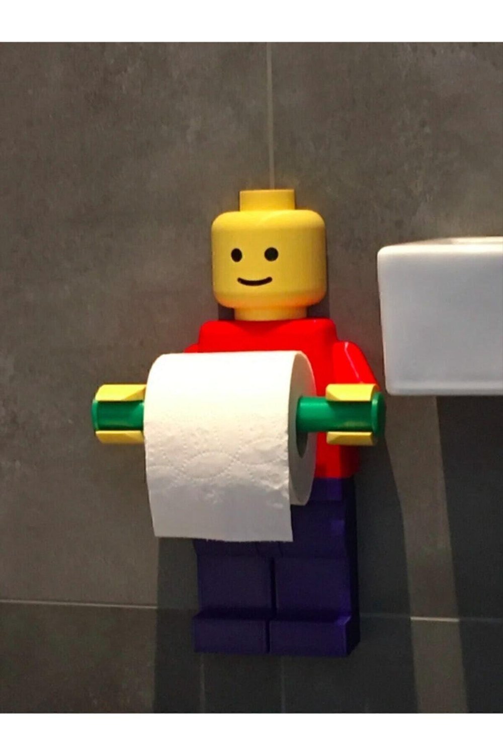 Tuvalet Kağıdı Tutucu Tuvalet Kağıtlığı - Büyük Boy -lego Adam Tuvalet Kağıdı Tutucu