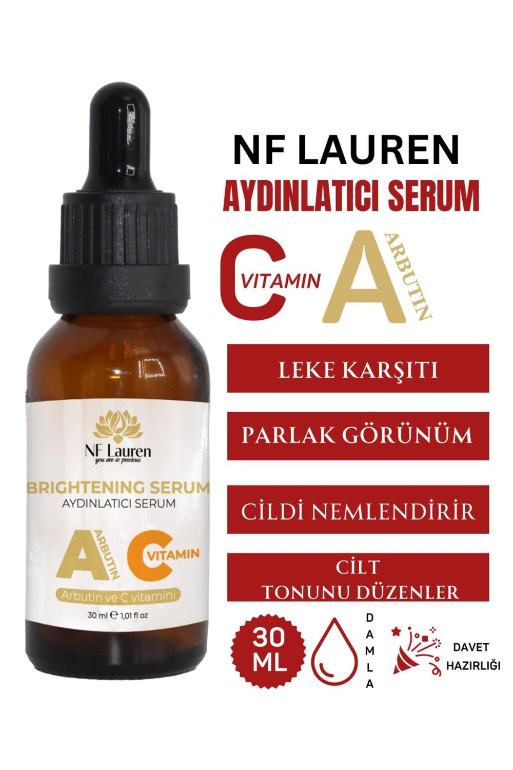 AYDINLATICI SERUM 30 ML