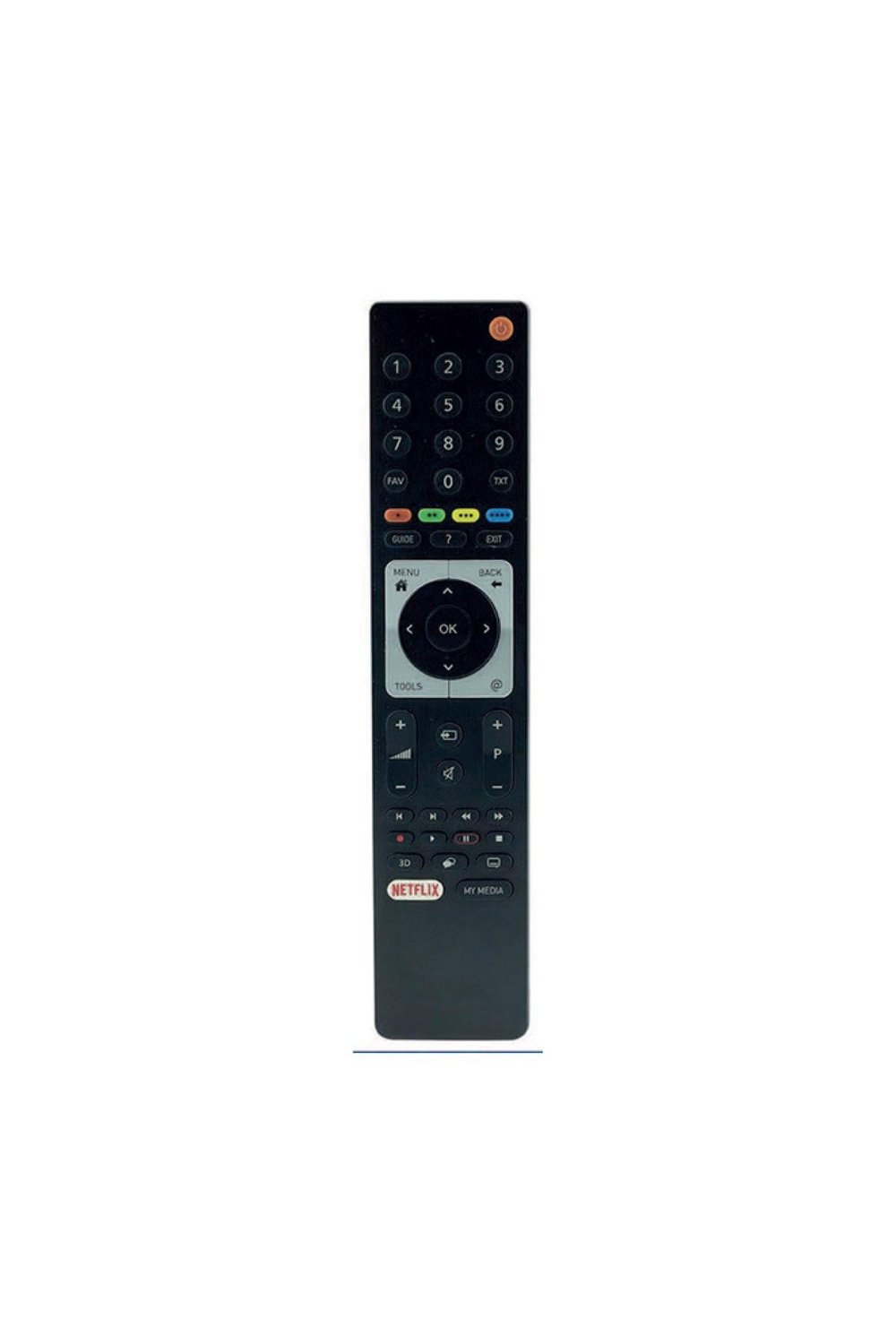 LCD TV Kumandası (Netflix Tuşlu) – Model: HRL0184