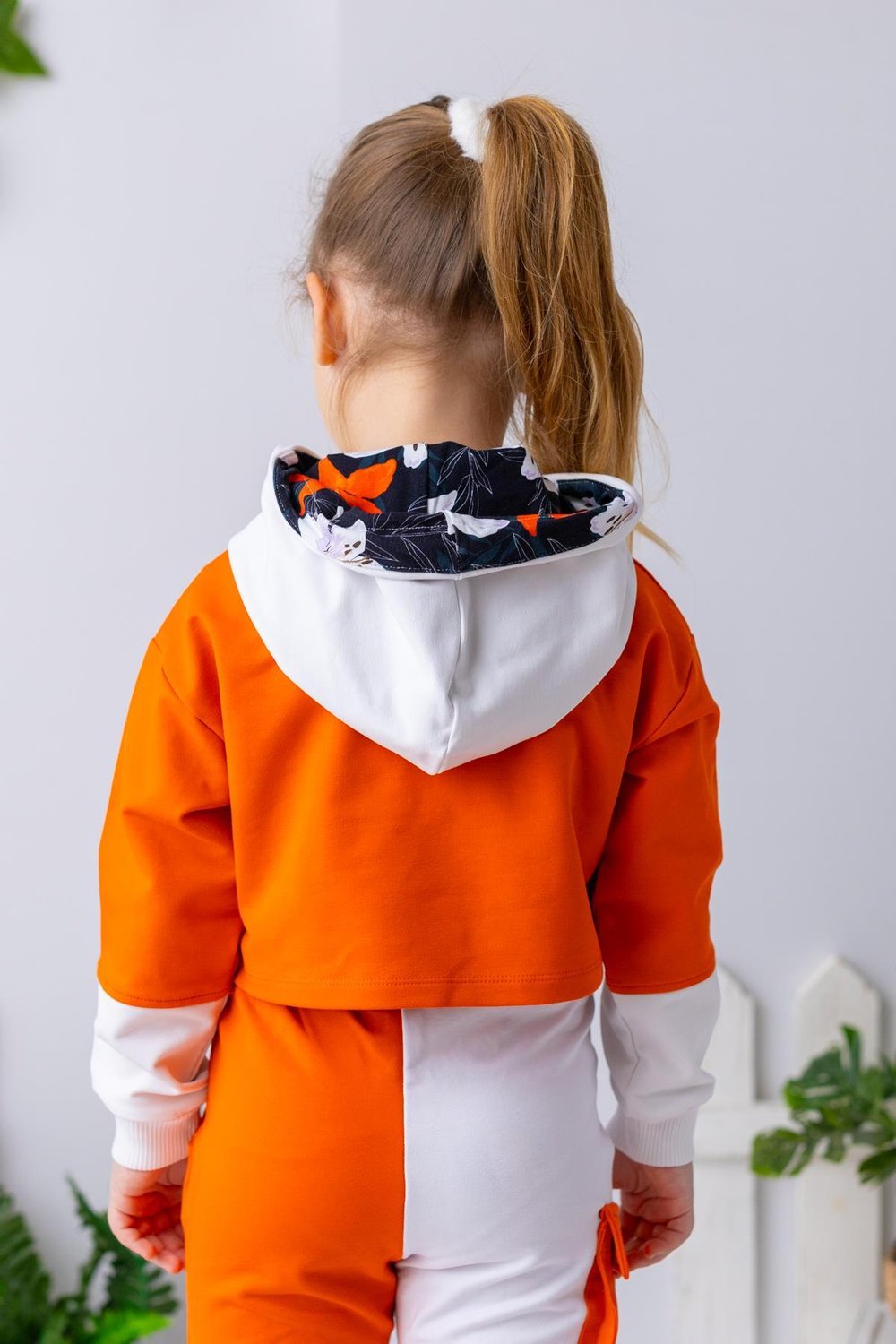 Kız Crop Sweatshirt