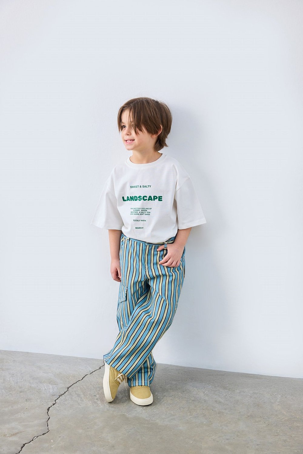 Walker Çizgili Gabardin Pantolon