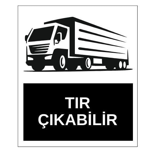Tır Çıkabilir Sticker EtiketUY-STC-1645-30Tır Çıkabilir Sticker Yapışkanlı Etiket