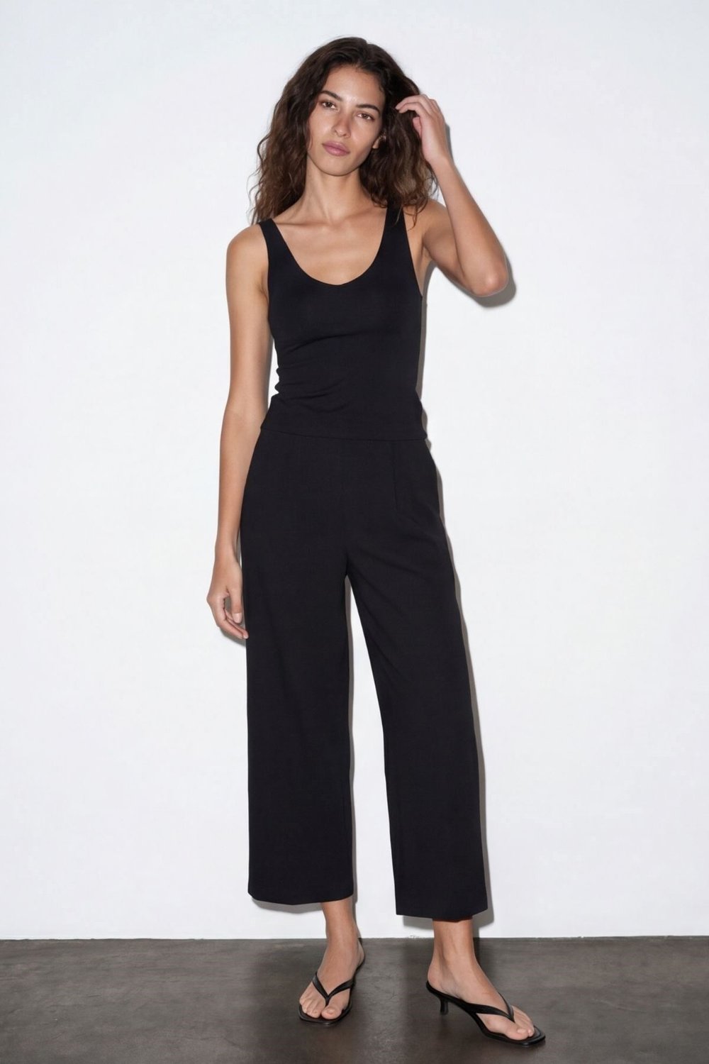 Askılı Bluz Siyah