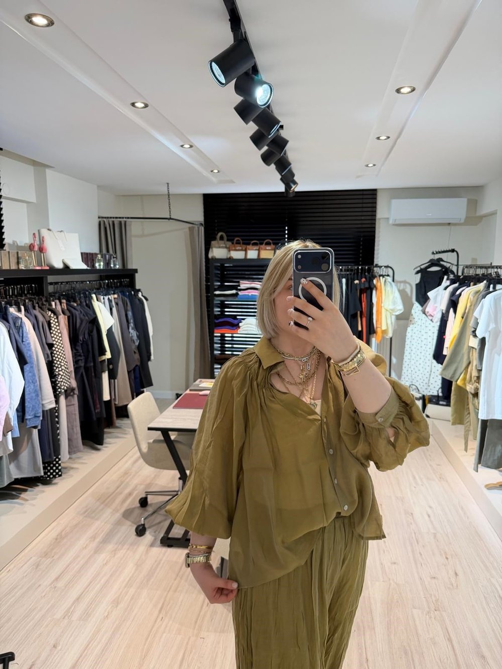 Oversize Gömlek  Olive