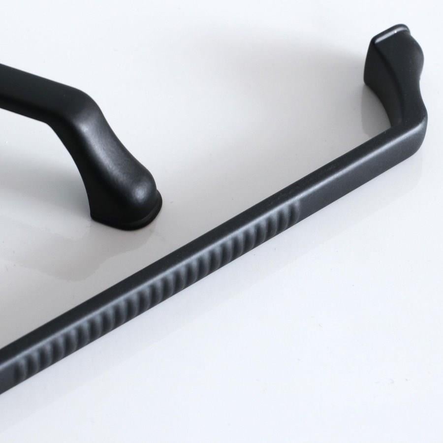 Defne 128 mm Siyah Kulp Mobilya Dolap Çekmece Vestiyer Kulpları