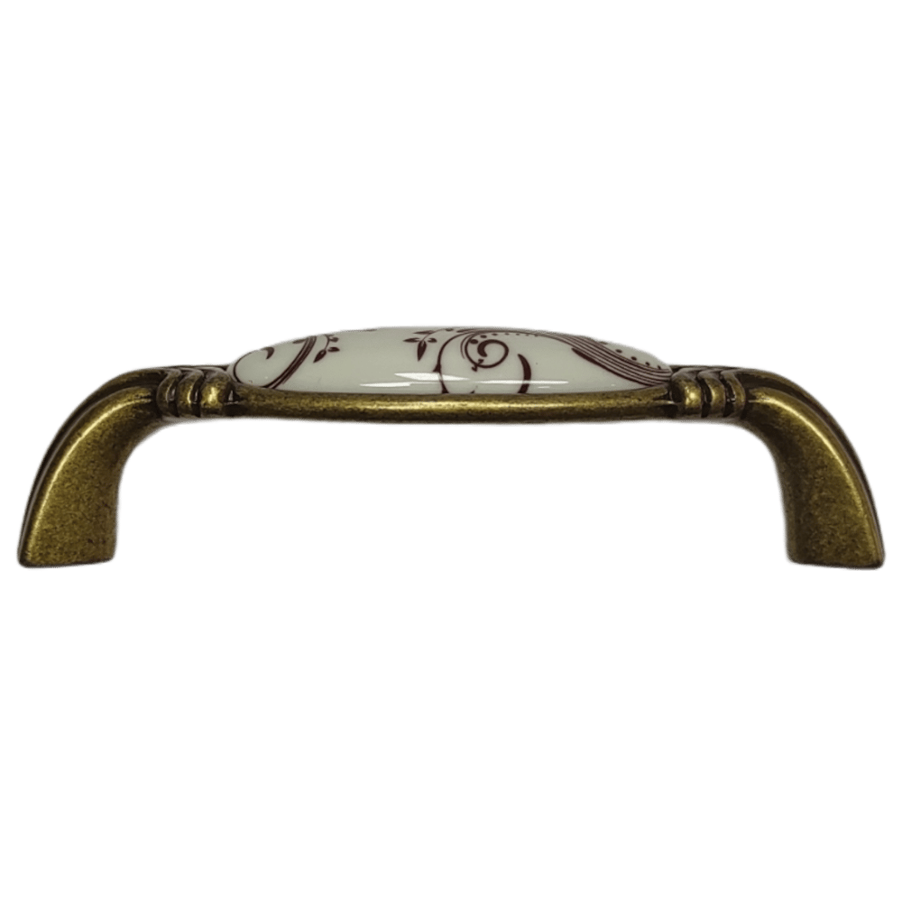 Gıustı Antik 96 mm Desenli Kulp Mobilya Dolap Çekmece Kulpları M6801