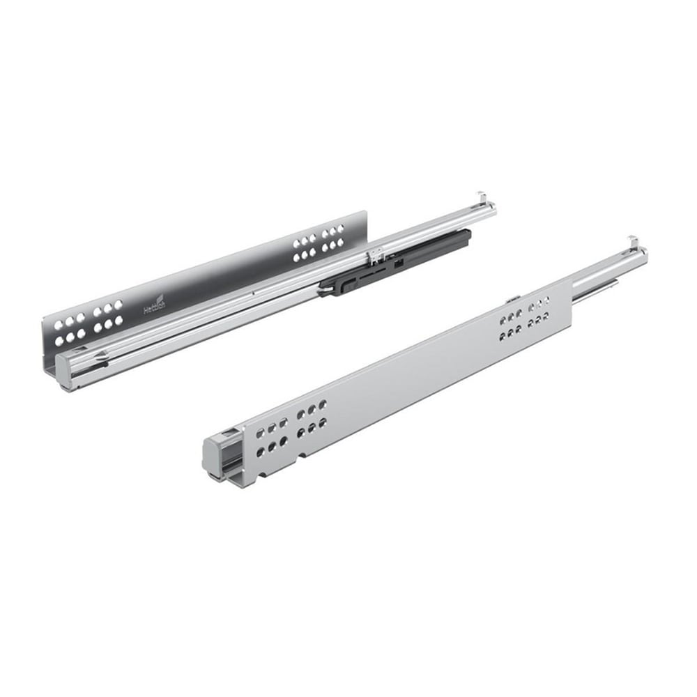 Hettich Quadro 25 cm Tek Açılım Frenli Ray Çekmece Rayı Mandal Dahil