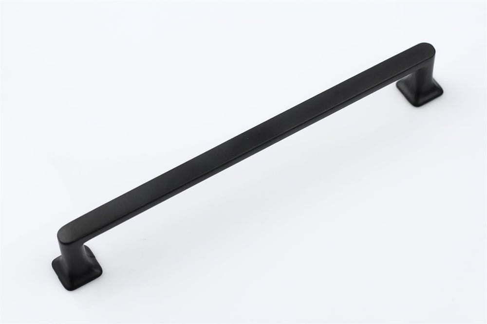 Manço Zamak Siyah 96 mm Kulp Mobilya Dolap Çekmece Vestiyer Kulpları
