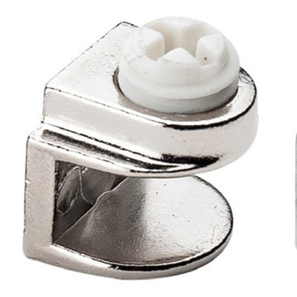 Plastik Vidalı Metal Cam Tutucu Pimsiz Krom 4 mm-ZİRVE HIRDAVAT