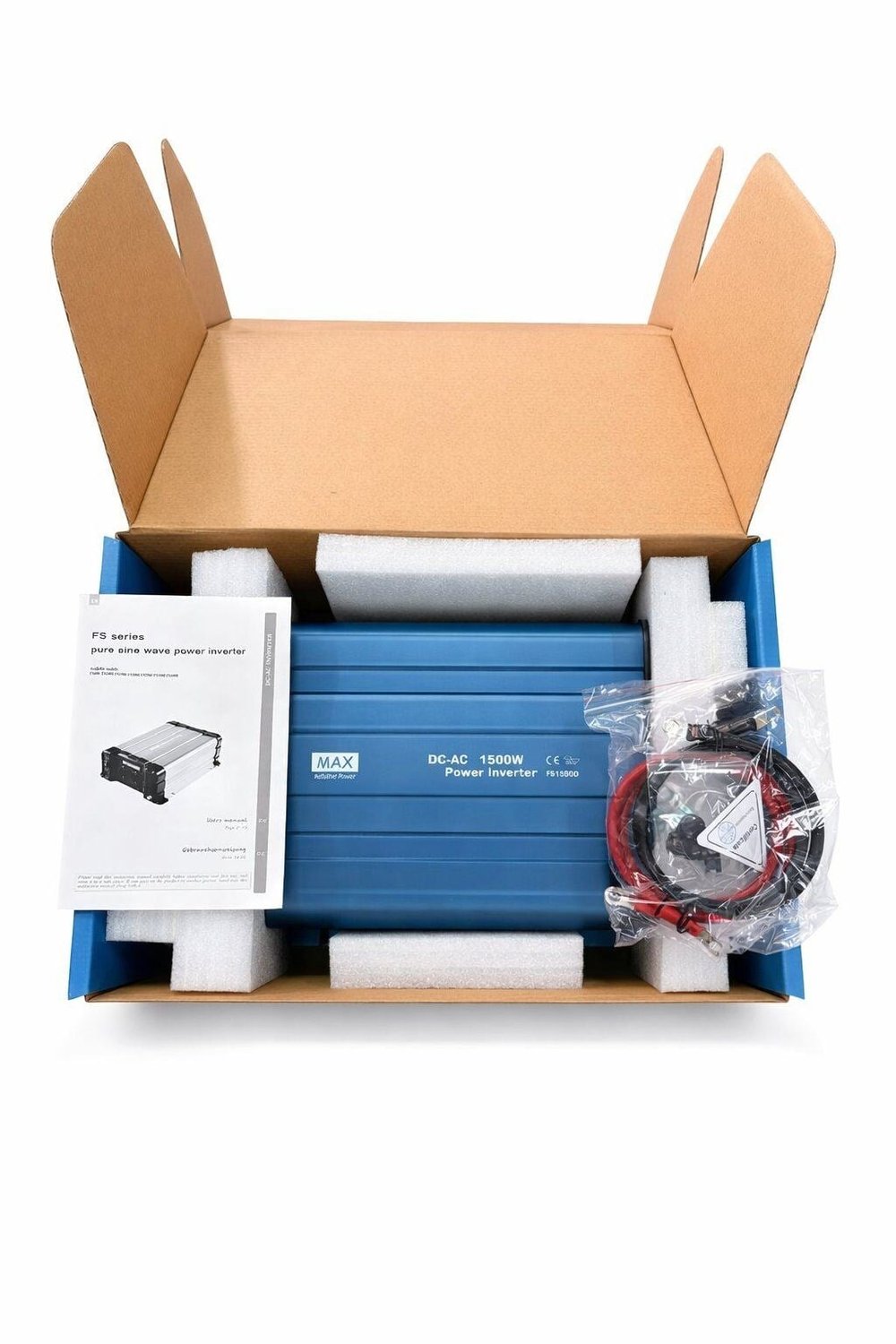 Max Tam Sinüs İnvertör 12V 1500W Pure Sine Wave Inverter (FS1500D-212)