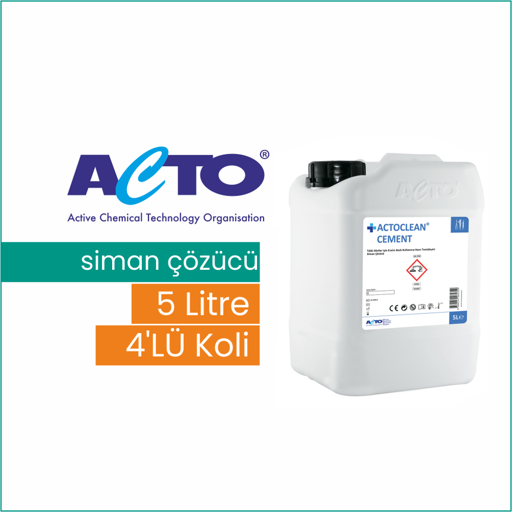 ACTO Actoclean Cement 4'lü Koli / Siman Çözücü