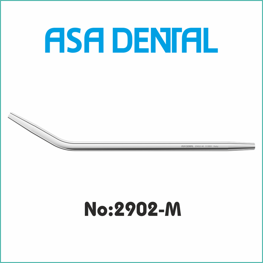 Asa Dental Cerrahi Aspiratör Ucu - Metal No: 2902-S