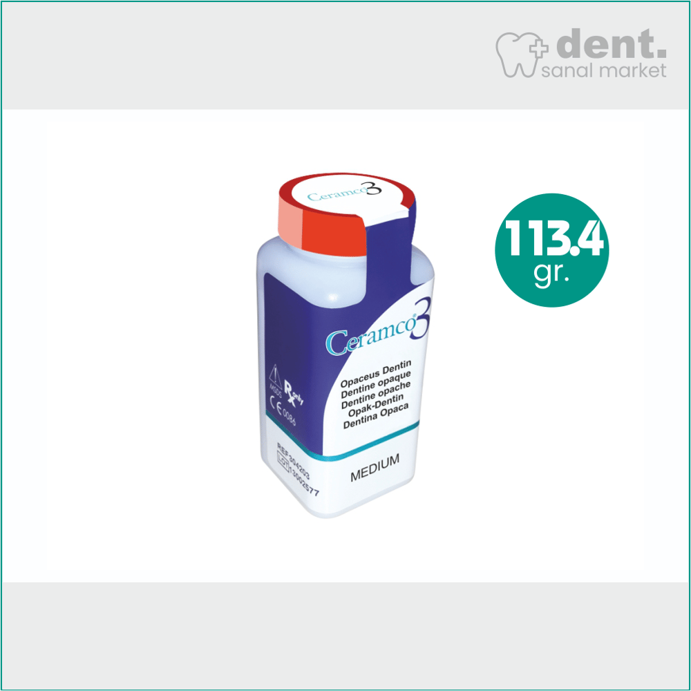 CERAMCO Opak Dentin / 113.4 gr. Porselen Tozu 