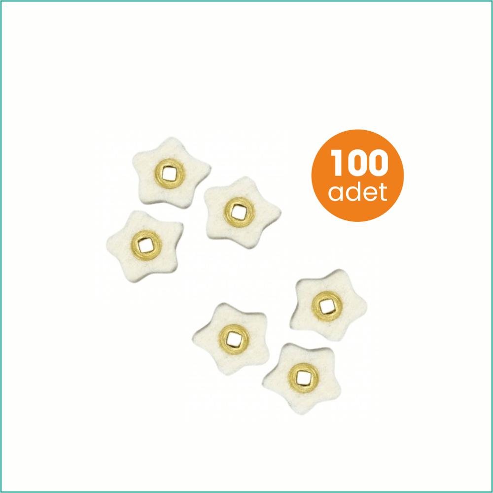 DiaShine Lucida Click Keçe Yıldız / 100 Adet